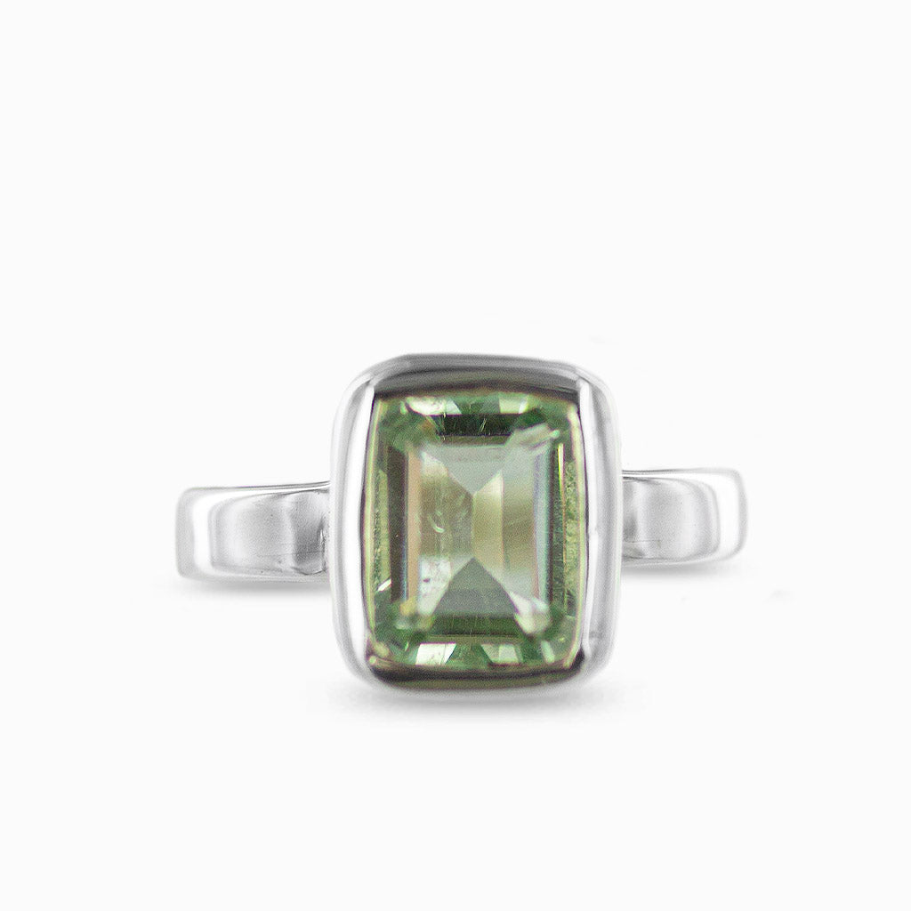 Green quartz Ring
