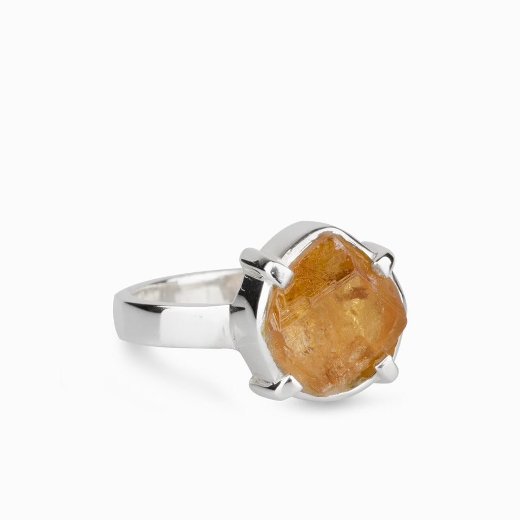 Grossular Garnet Ring