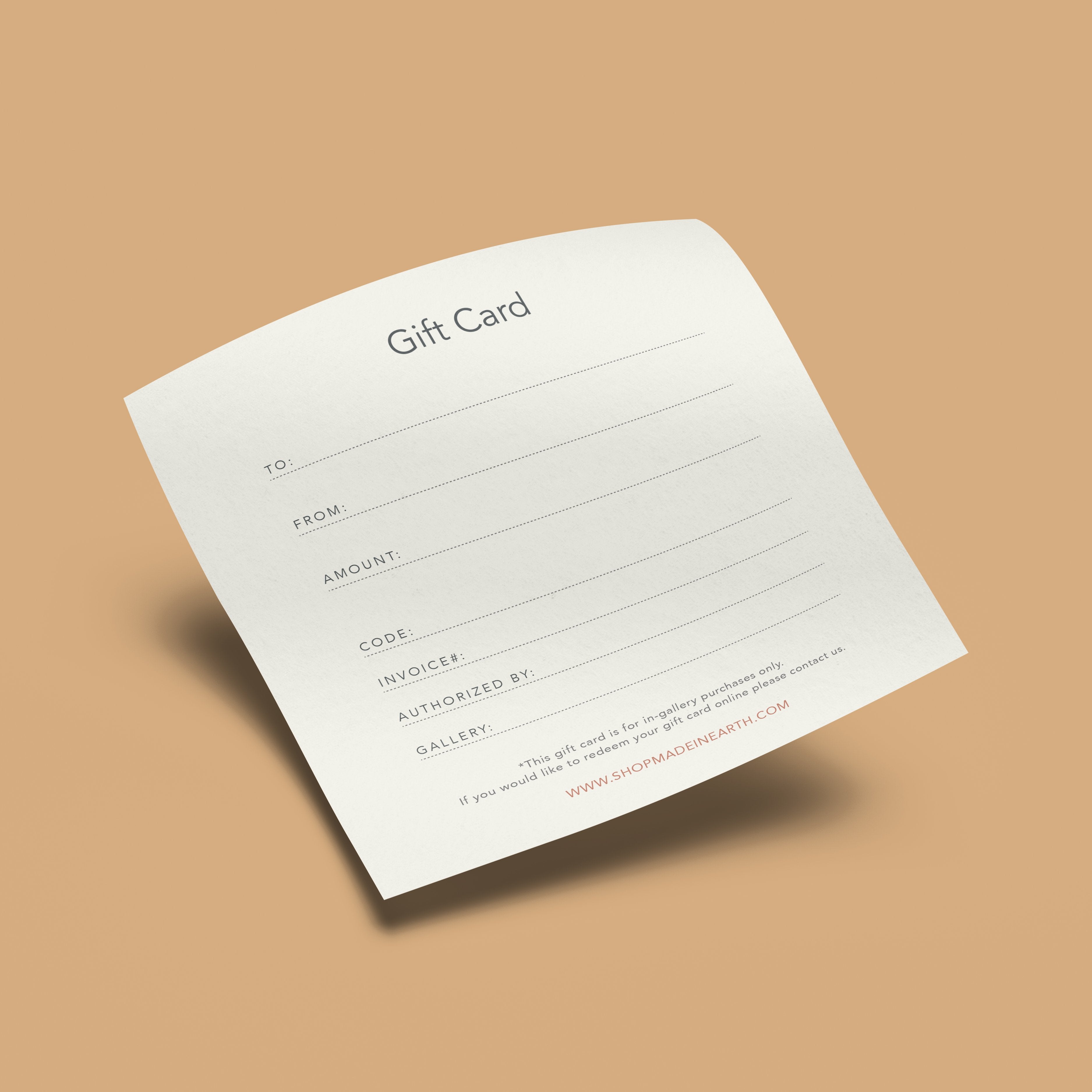 Digital Gift Card