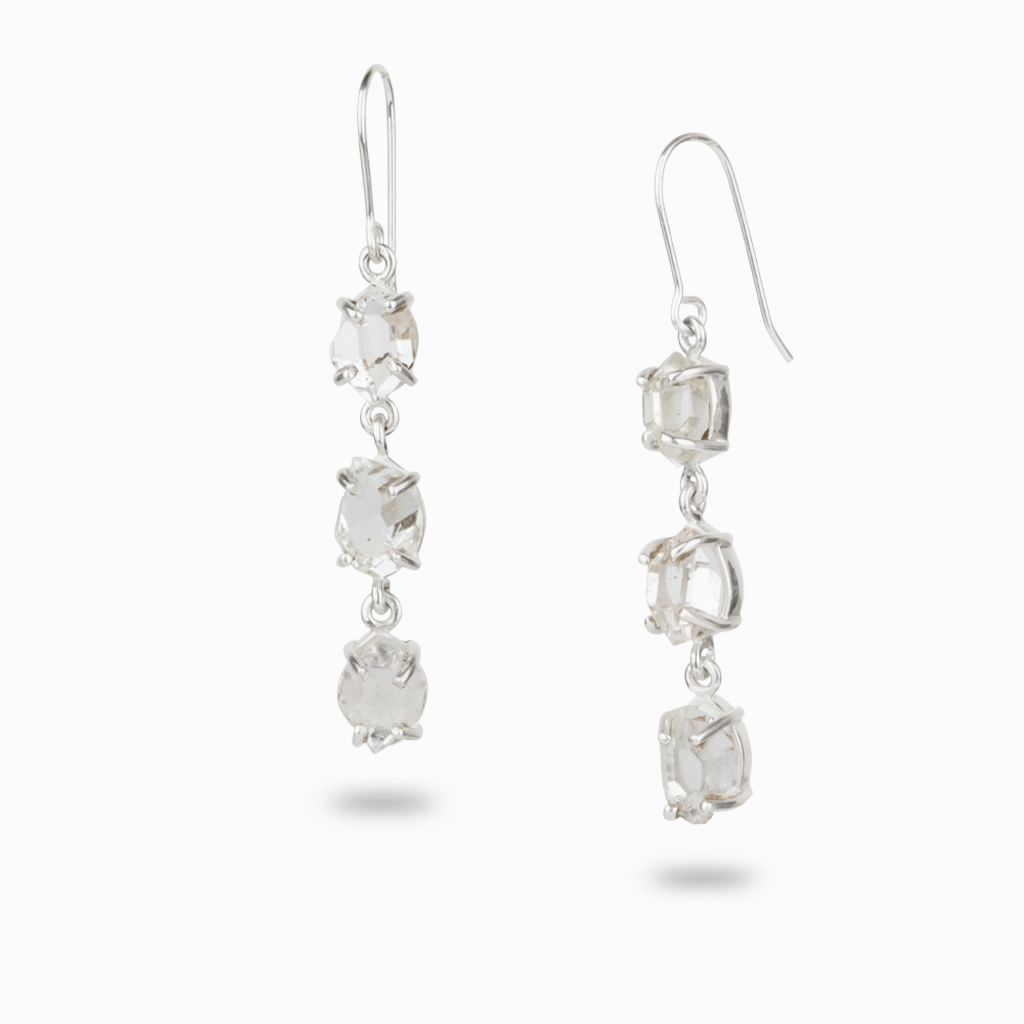Herkimer Diamond Drop Earrings