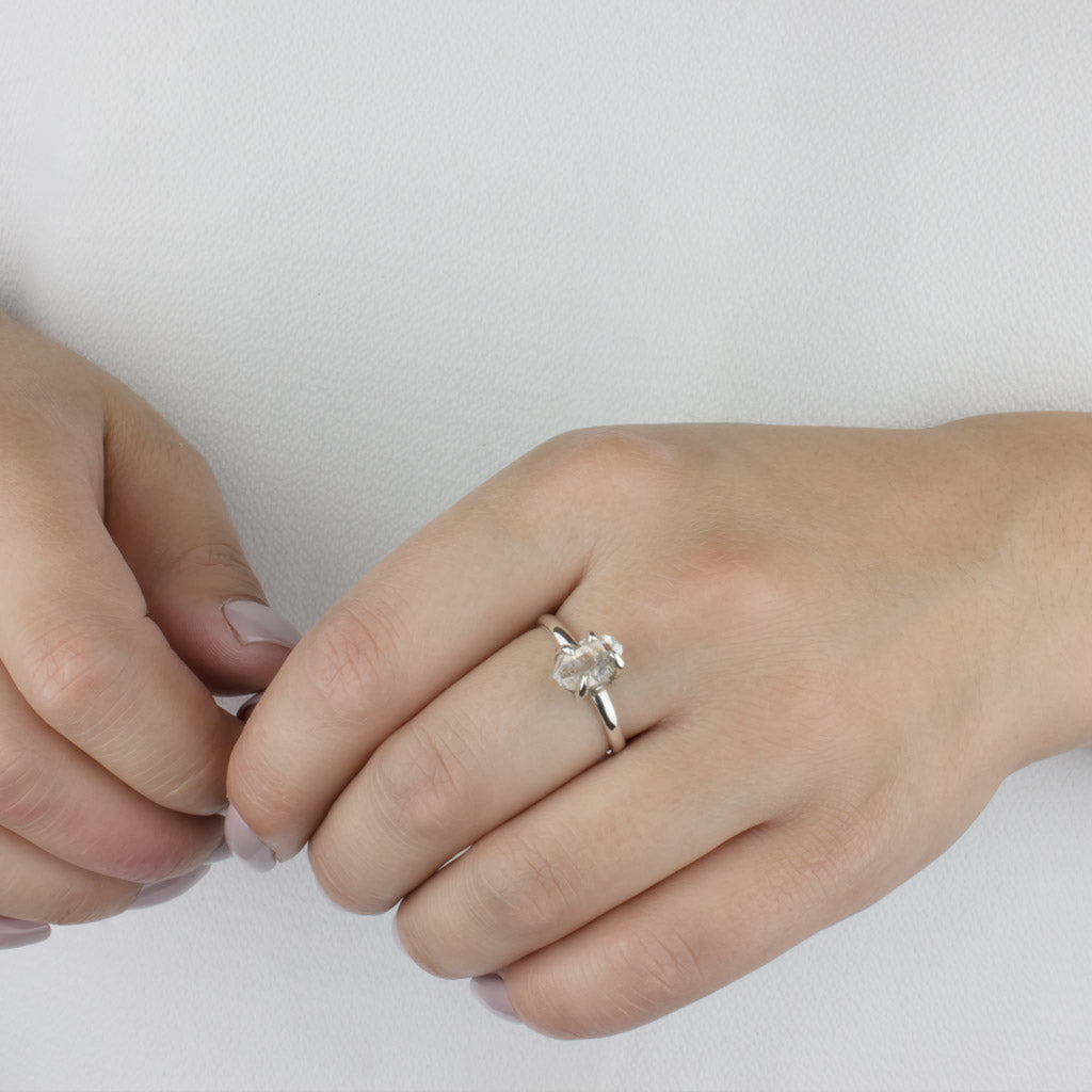 Herkimer Diamond Ring