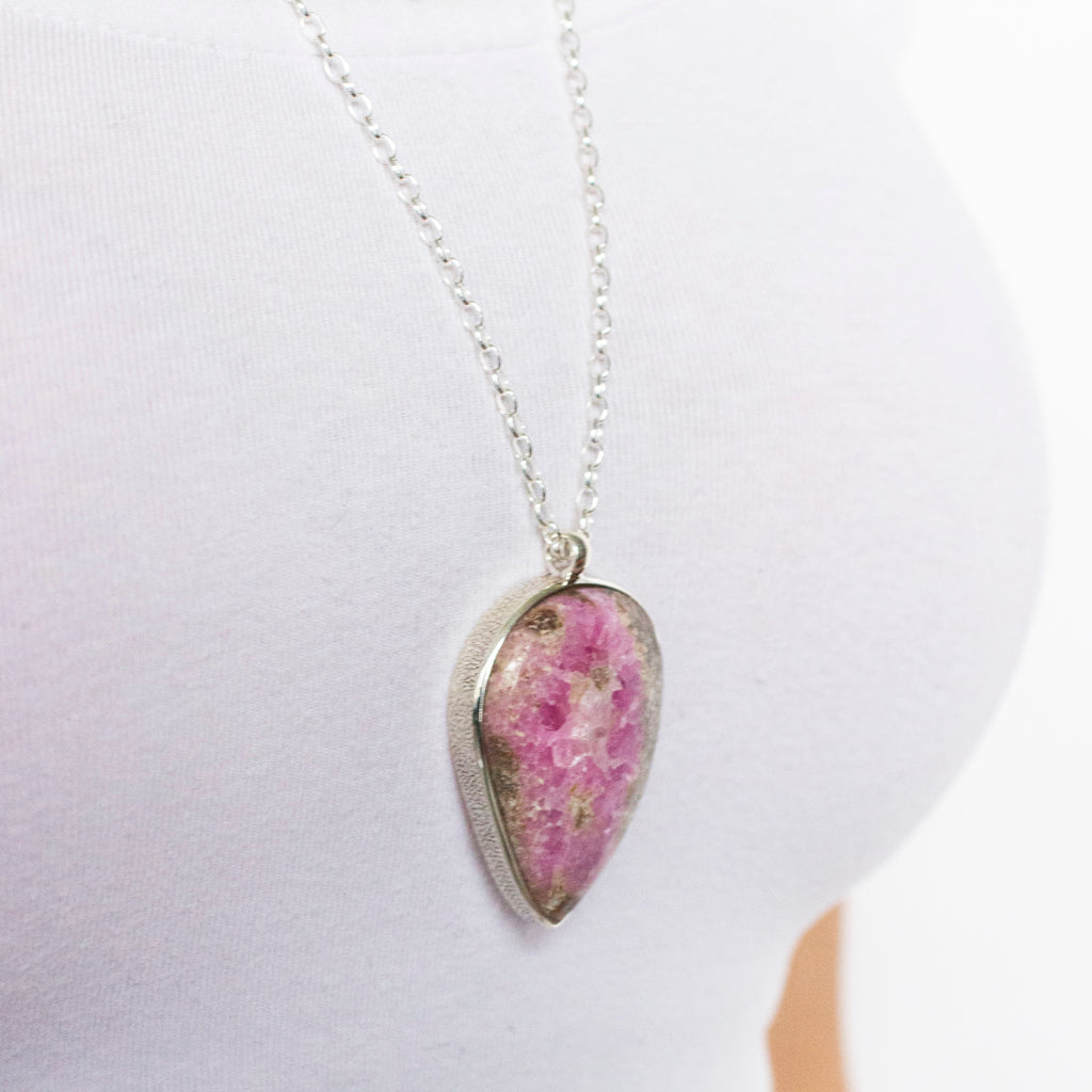 Cobaltian Calcite Necklace