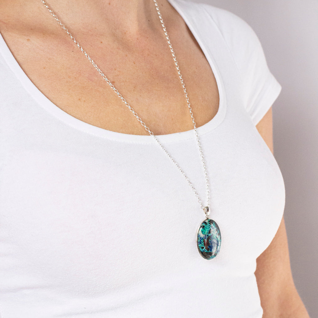 Shattuckite Necklace