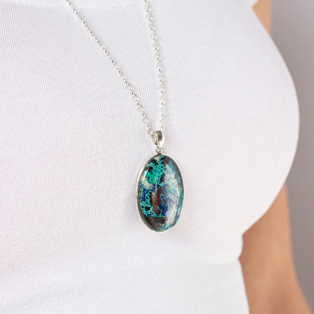 Shattuckite Necklace