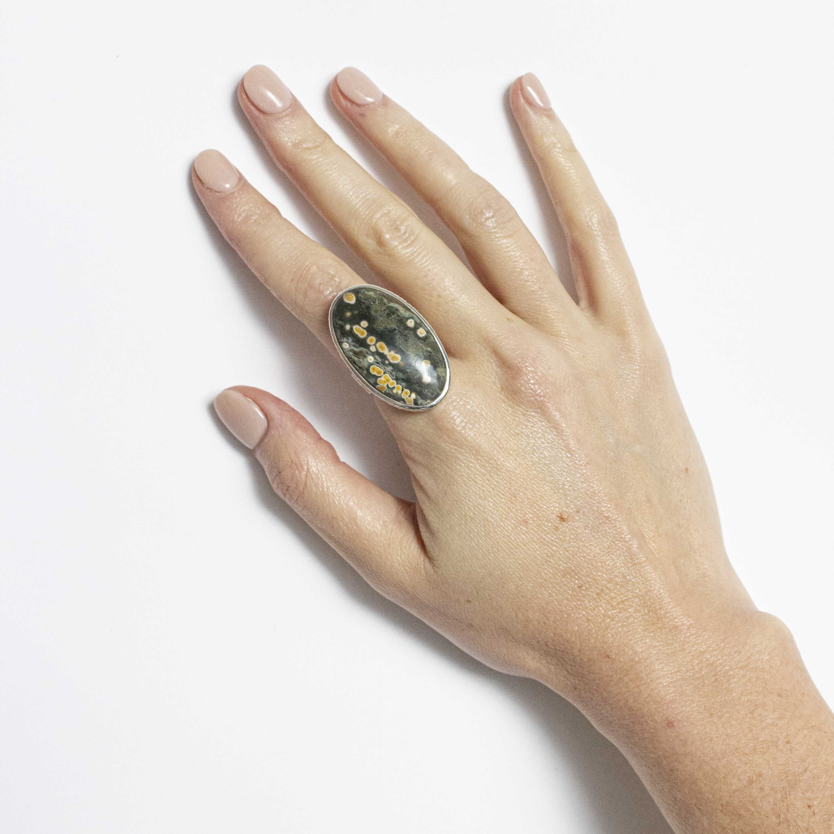 Ocean Spray Agate Ring