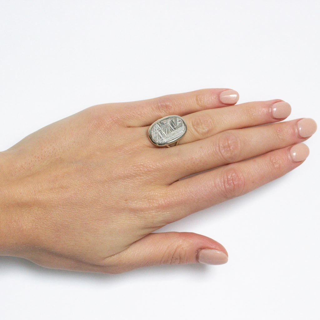 Muonionalusta Meteorite Ring