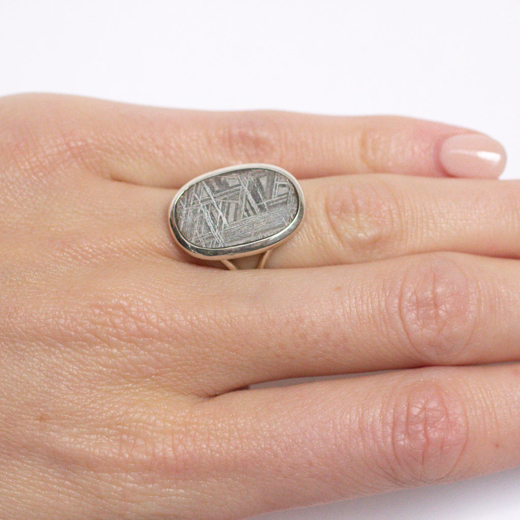 Muonionalusta Meteorite Ring