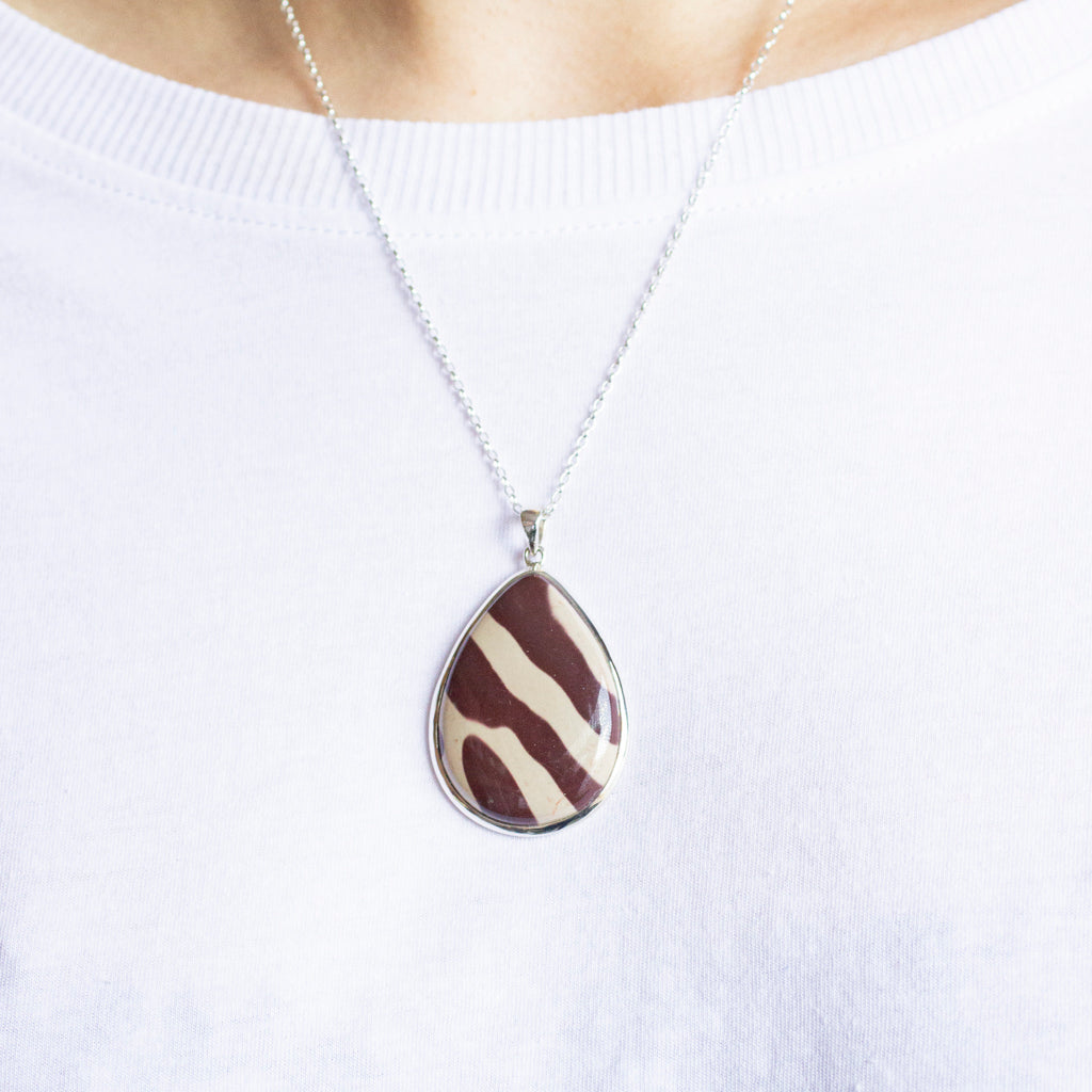 Zebra Stone Necklace