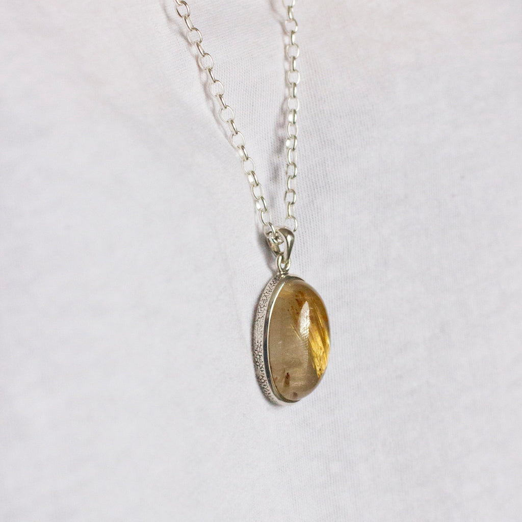 Rutilated Quartz Necklace
