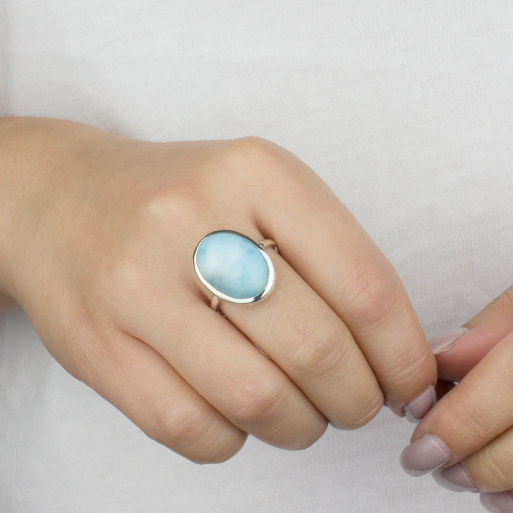 Larimar Ring