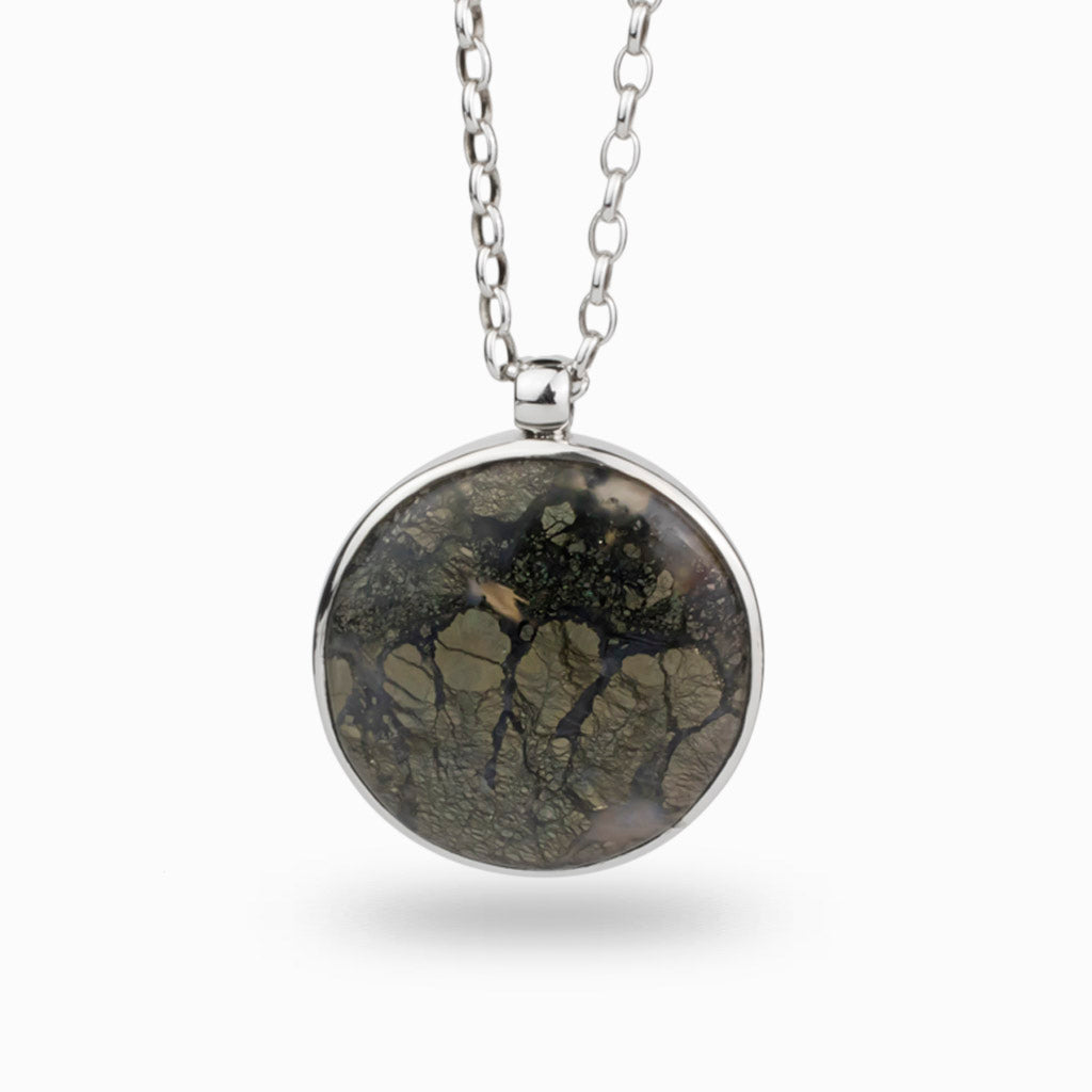 Round Marcasite Necklace