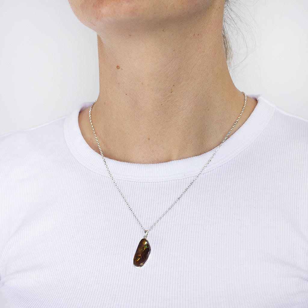 Mexican Fire Agate Necklace