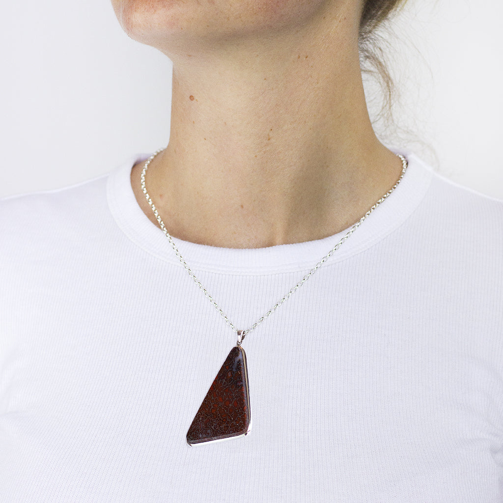 Dinosaur Bone Fossil Necklace