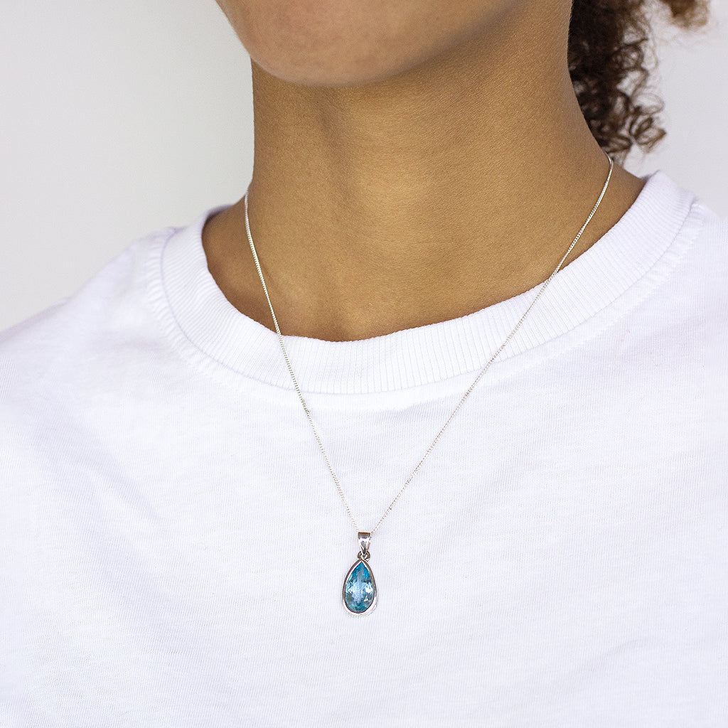 Blue Topaz Necklace