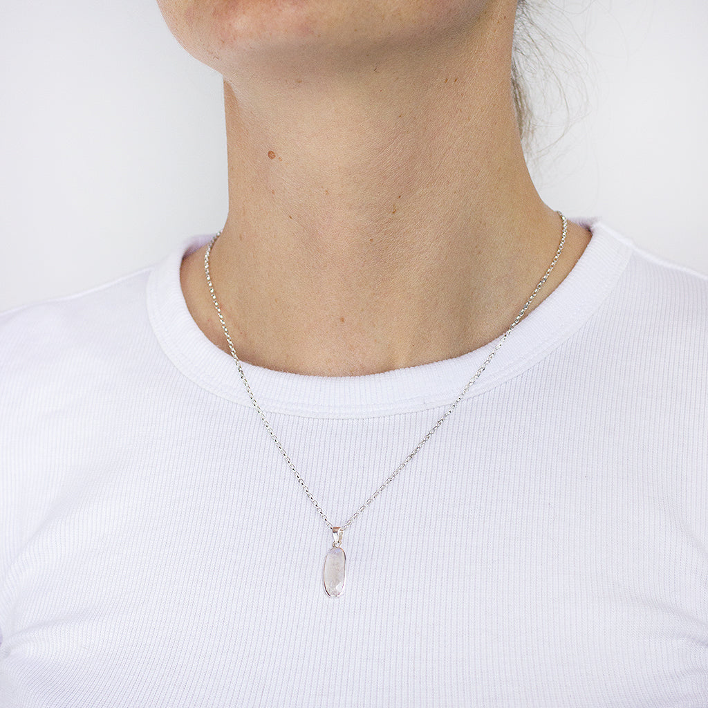 Rainbow Moonstone Necklace