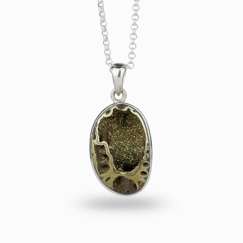 Pyritised Ammonite Necklace