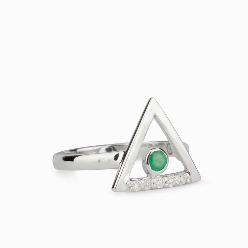 Emerald & Diamond Ring