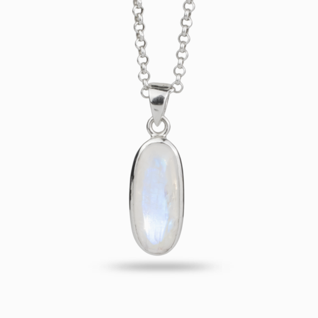 Rainbow Moonstone Necklace