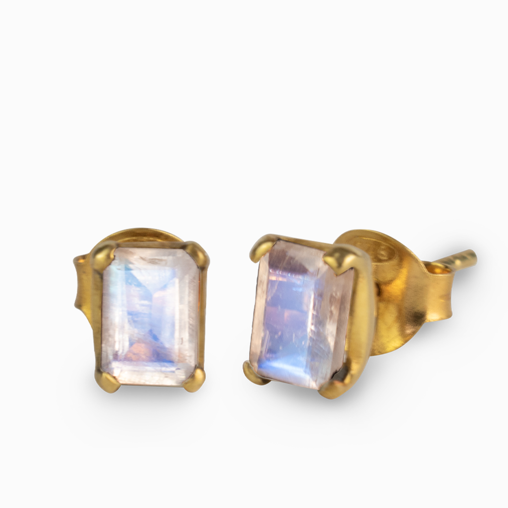 Moonstone studs online