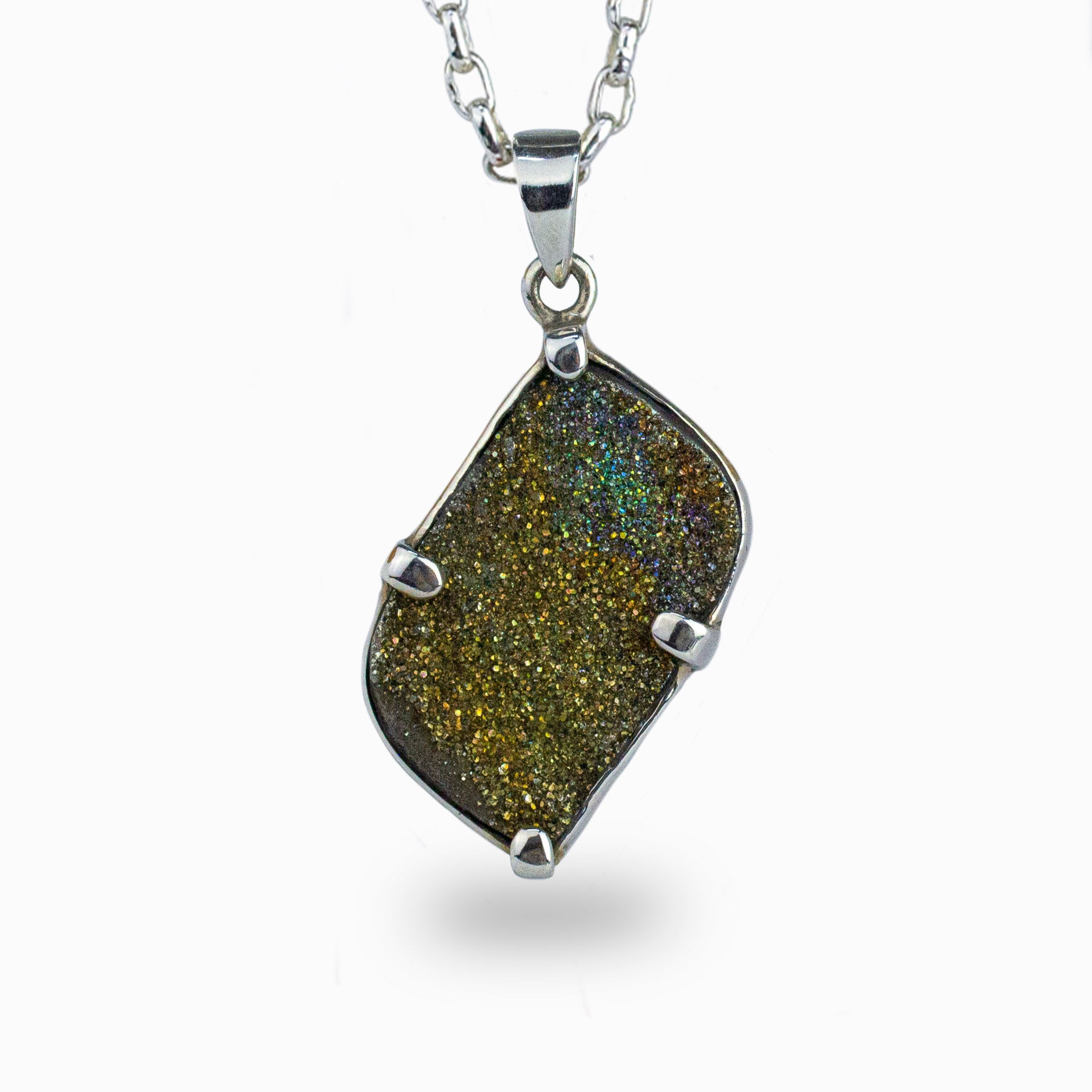 Rainbow Pyrite Necklace
