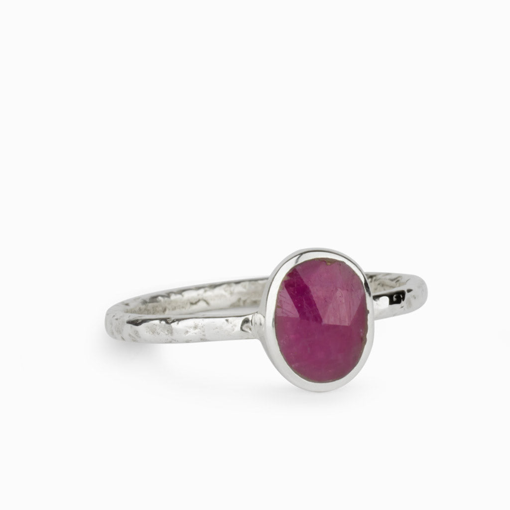 Oval Ruby Ring