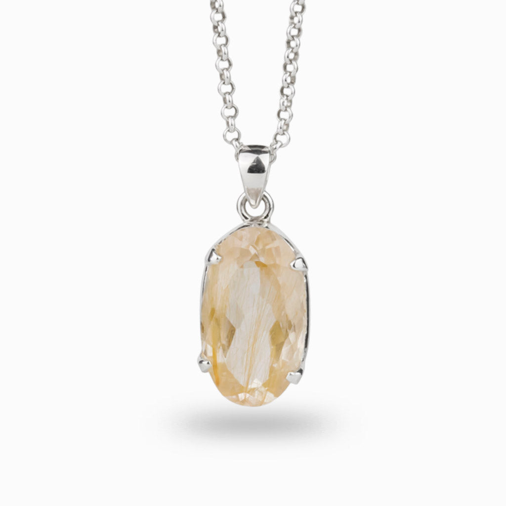 Rutilated Quartz Necklace