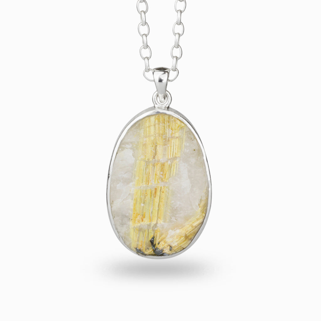 Rutilated Quartz Necklace
