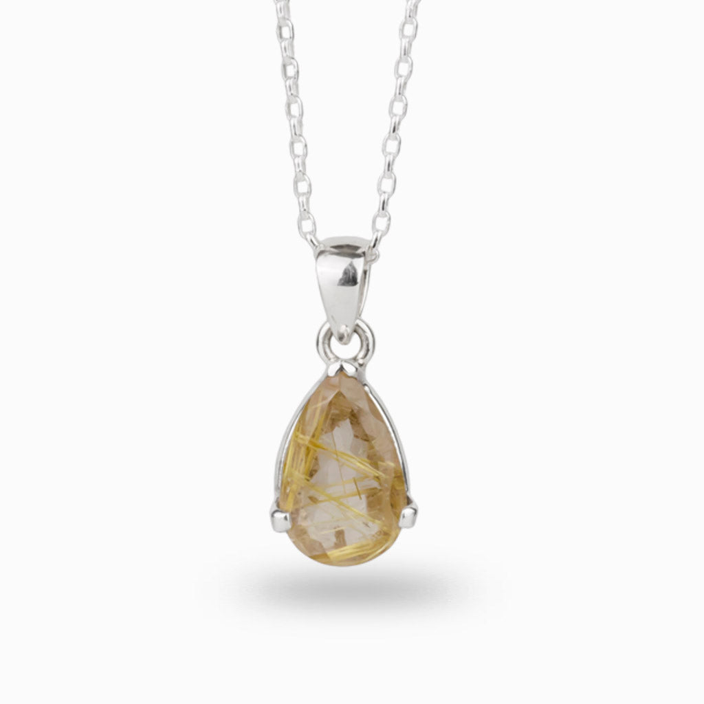 Rutilated Quartz Necklace