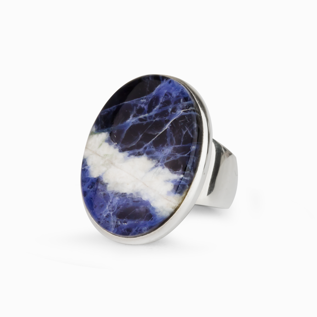 Oval Sodalite Ring