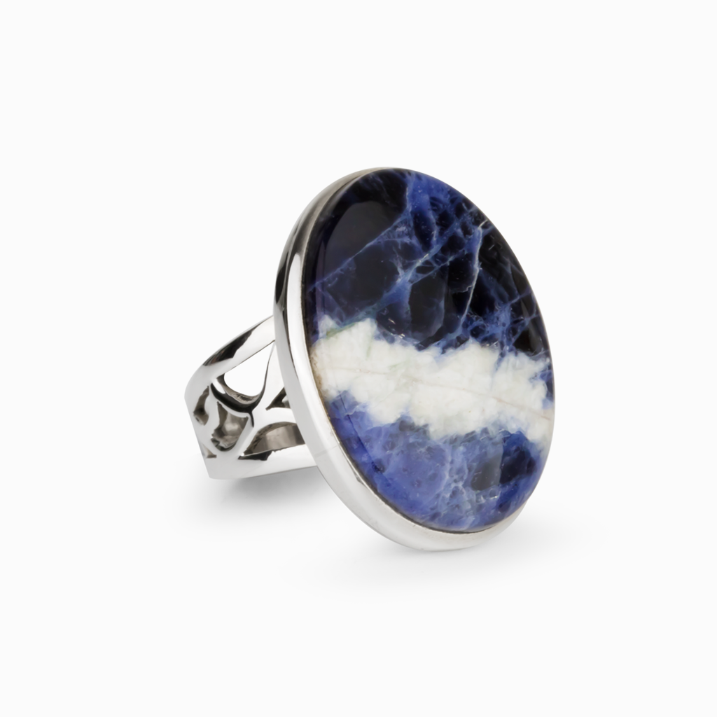 Oval Sodalite Ring