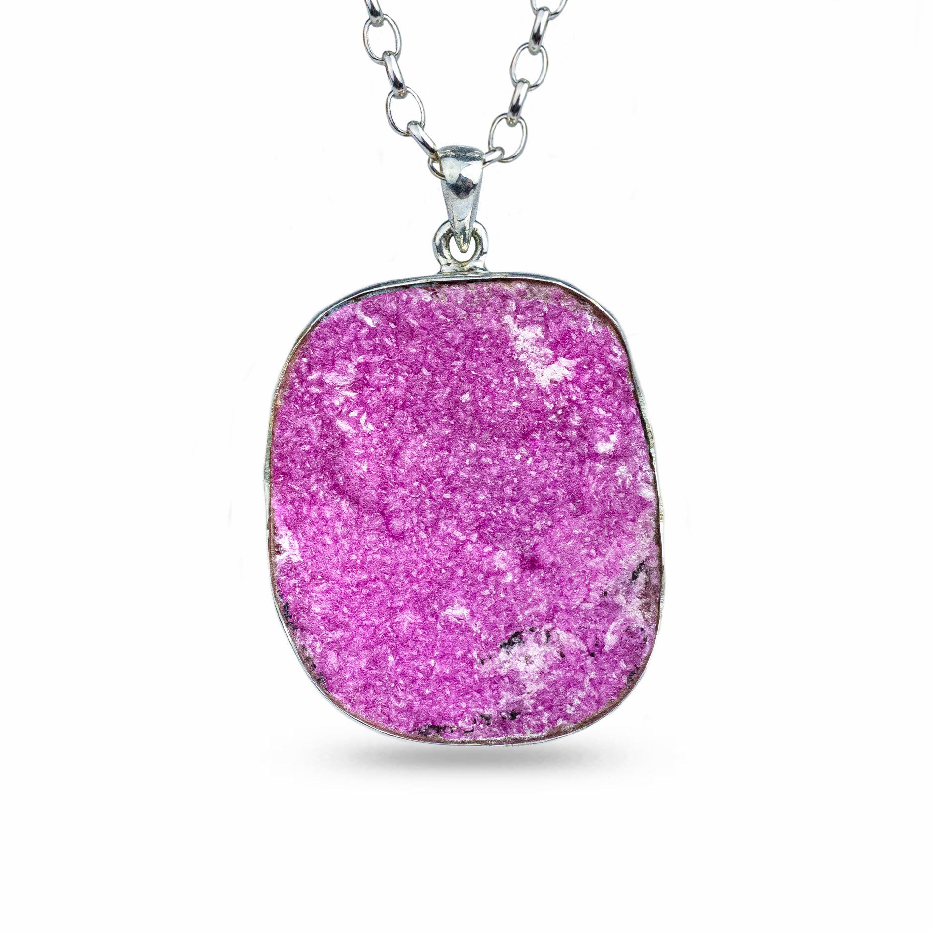 Cobaltian Calcite Necklace Made In Earth Australia