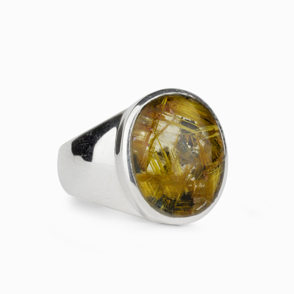 Star Rutilated Quartz Ring