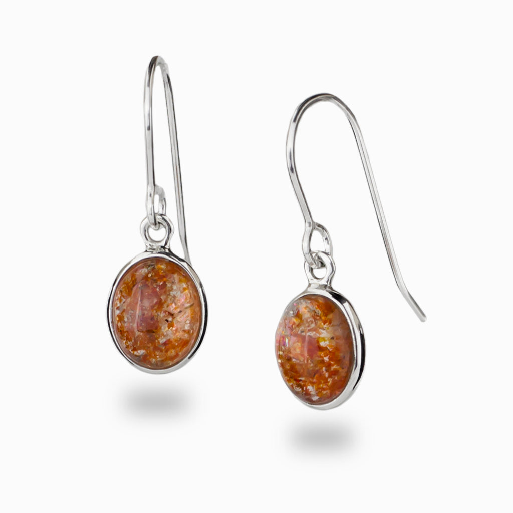 Sunstone Drop Earrings