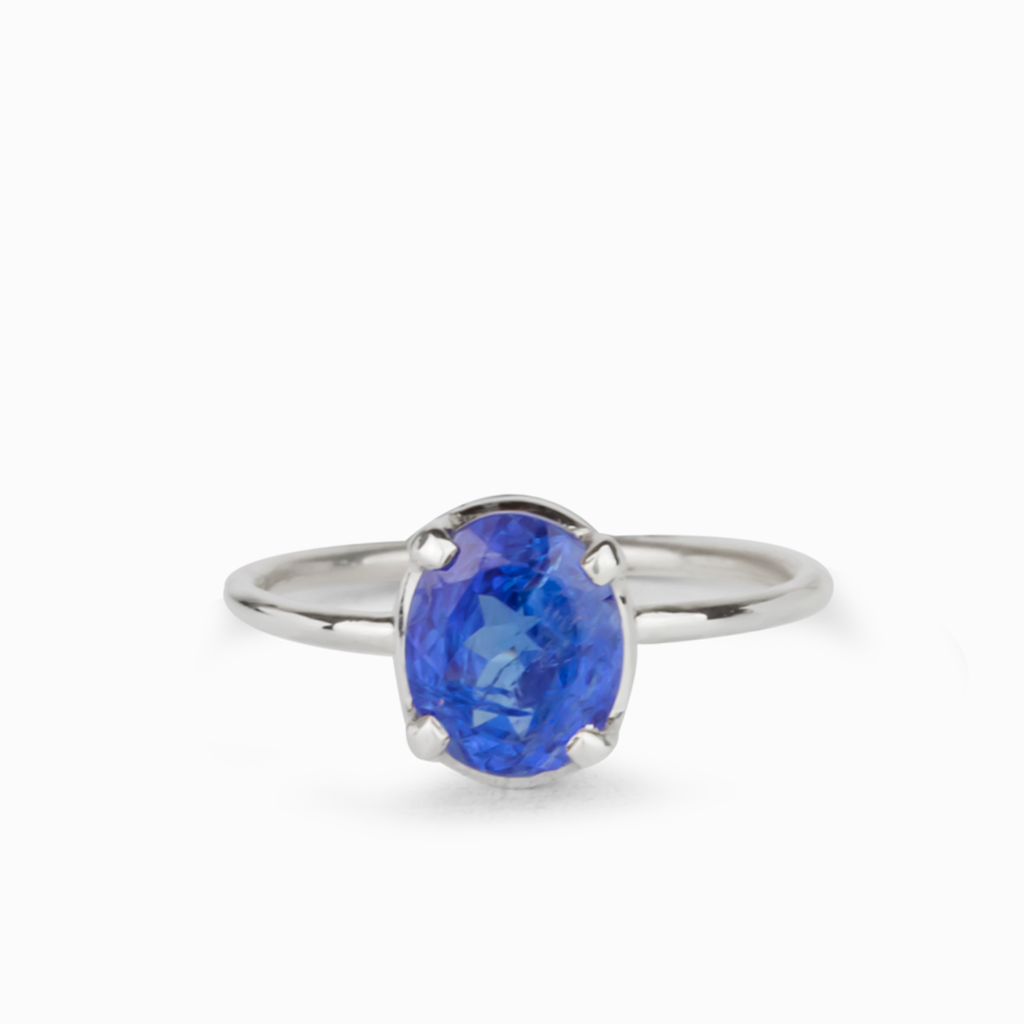 Faceted Tanzanite Ring