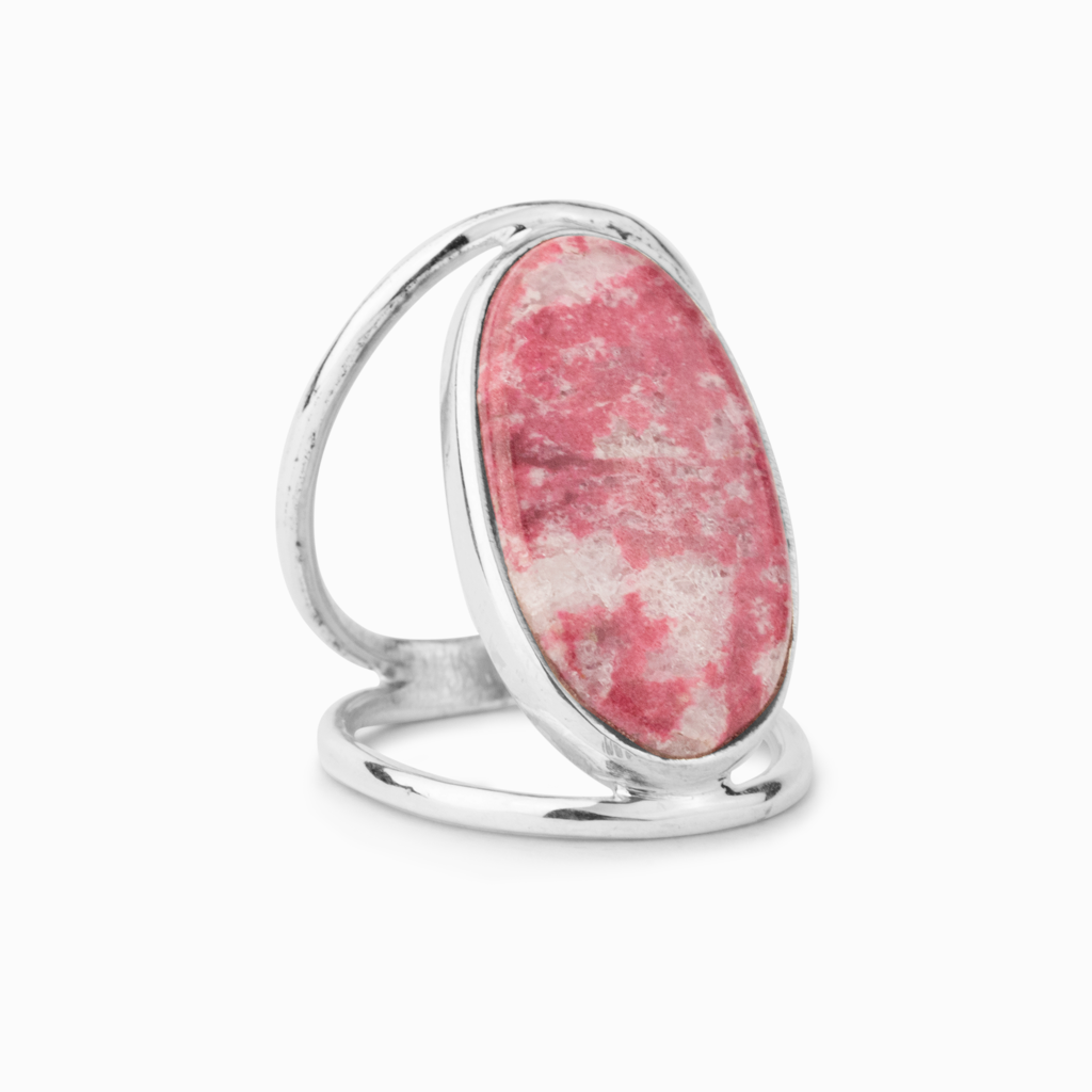 Oval Thulite Ring
