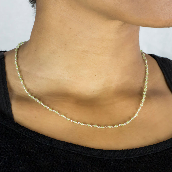 Peridot Beaded Necklace