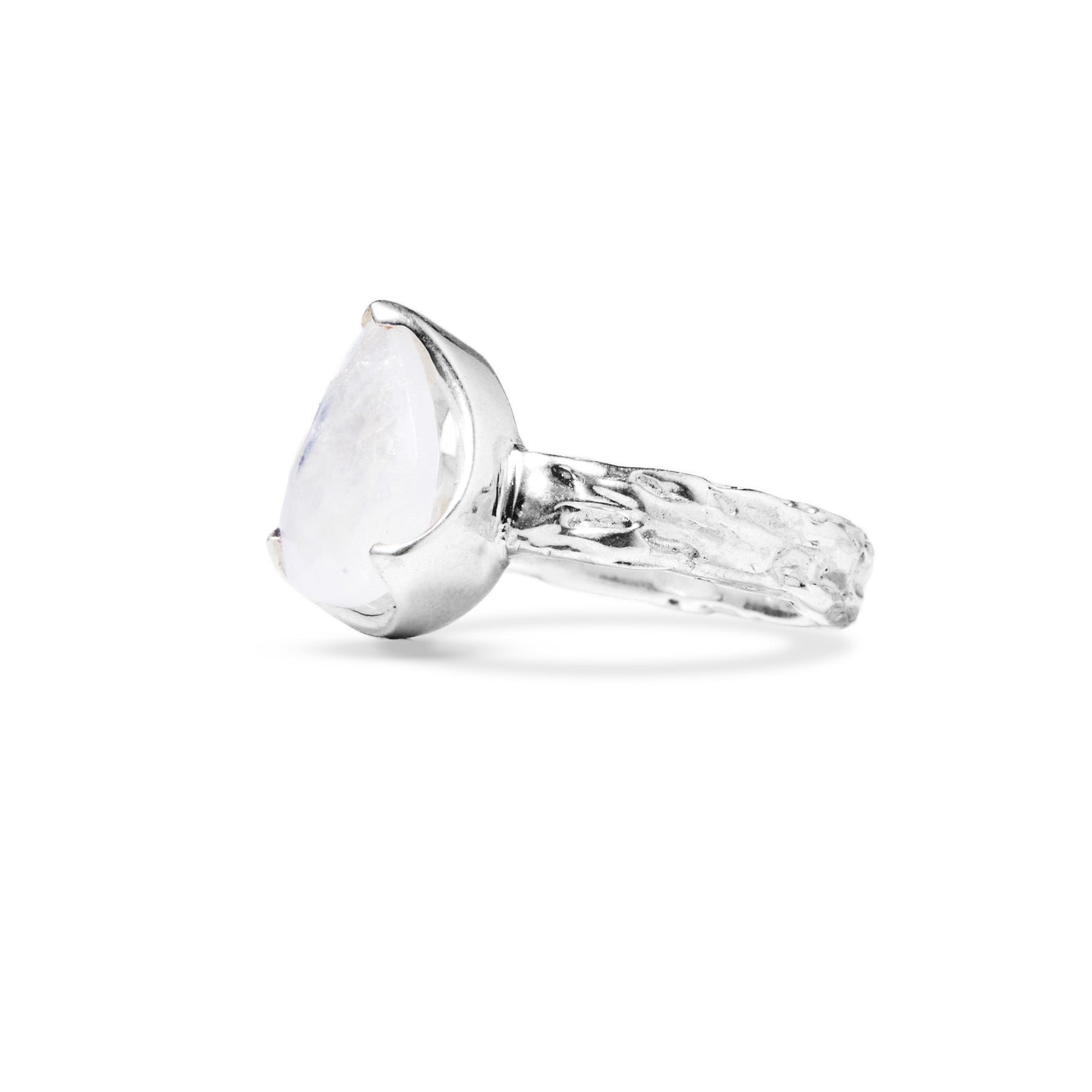 Rainbow Moonstone Ring