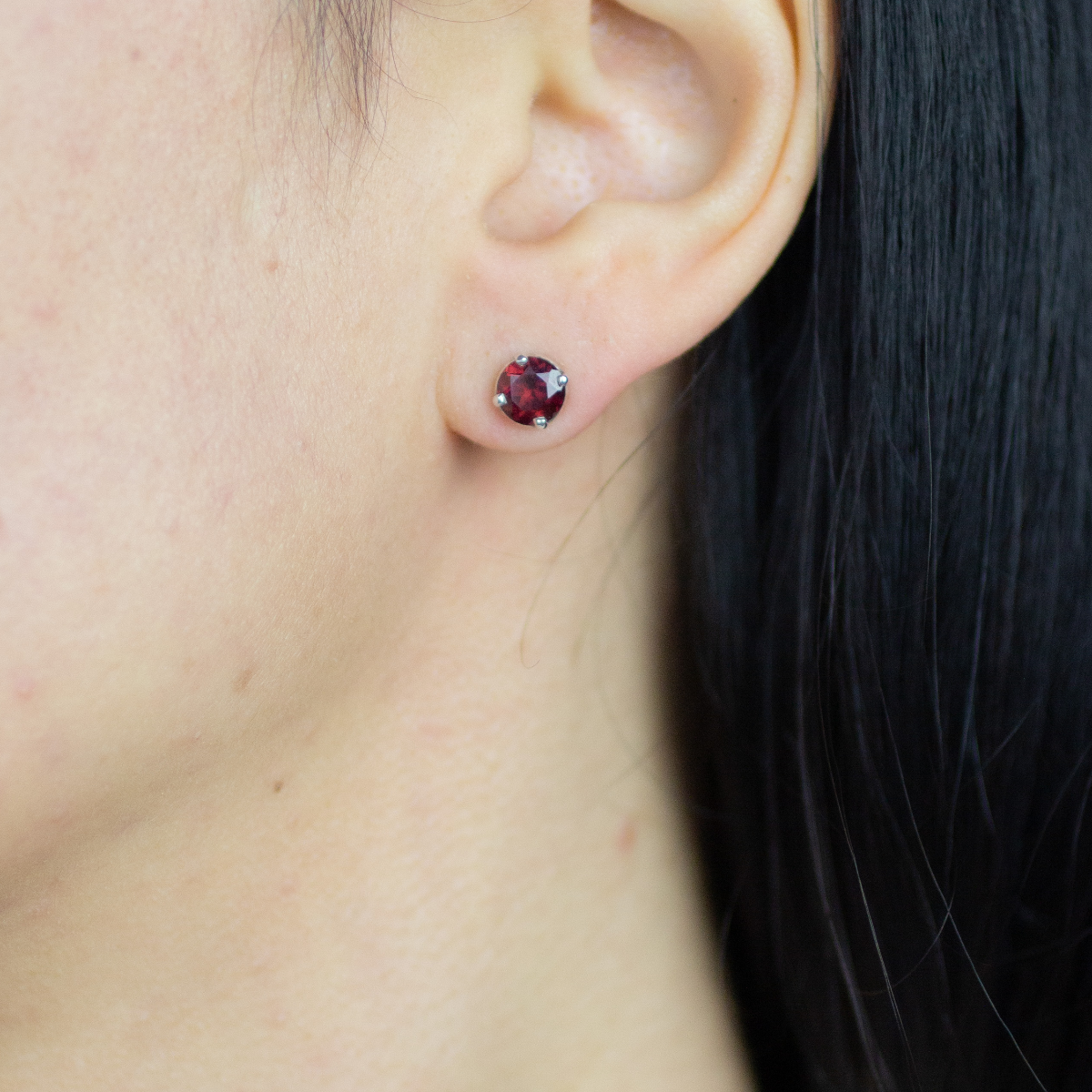 Garnet online stone earrings