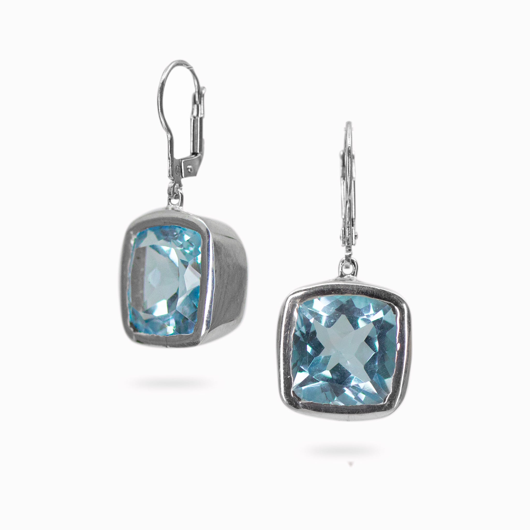 blue topaz earrings