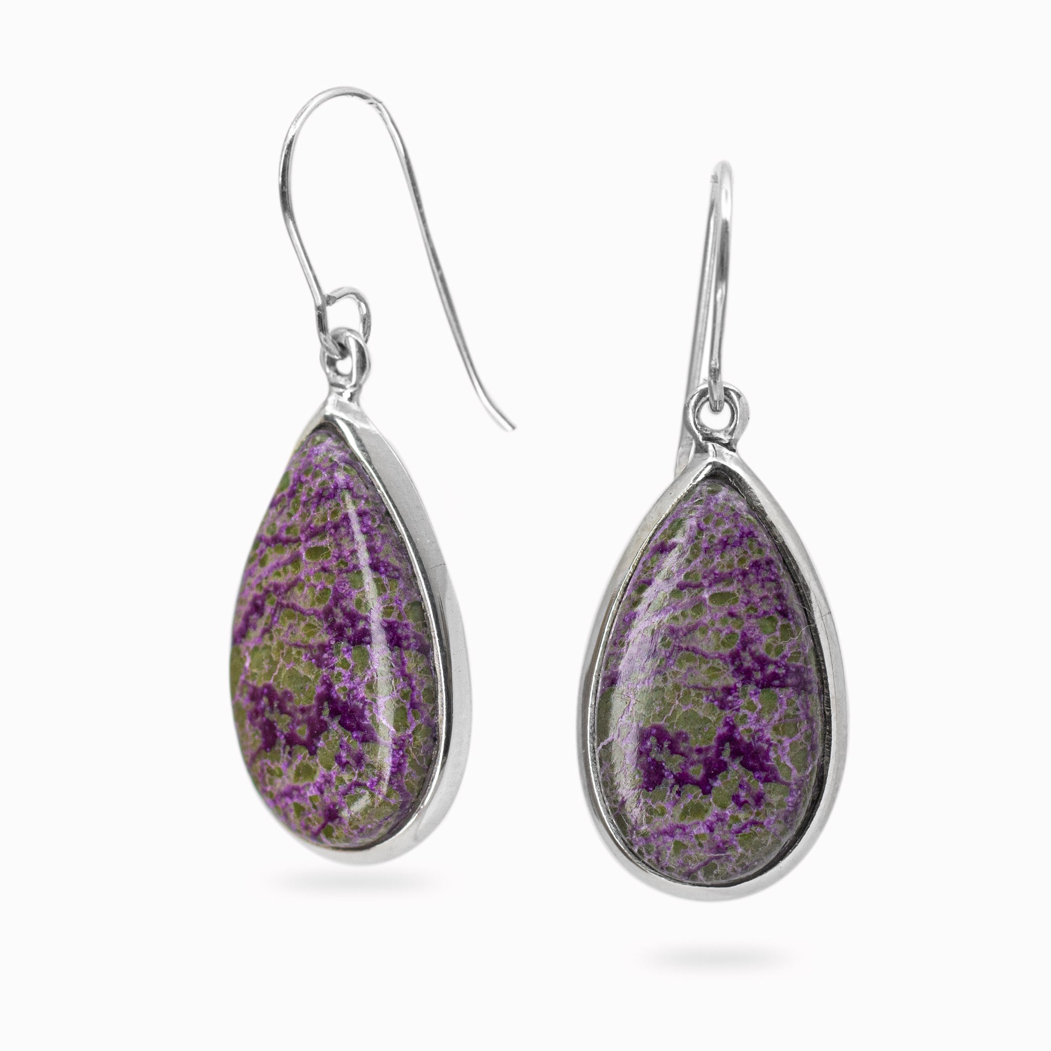 purpurite earrings