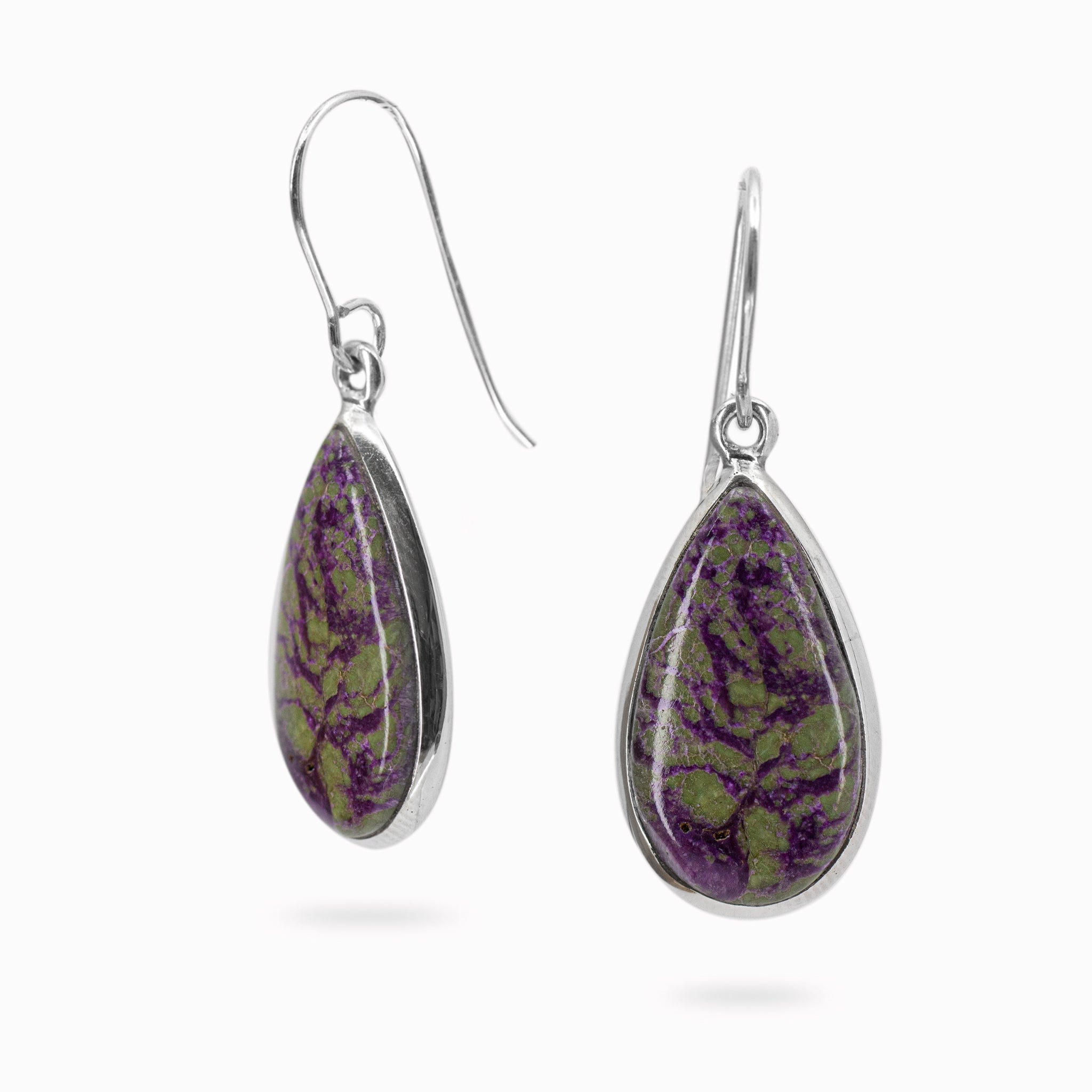 purpurite earrings