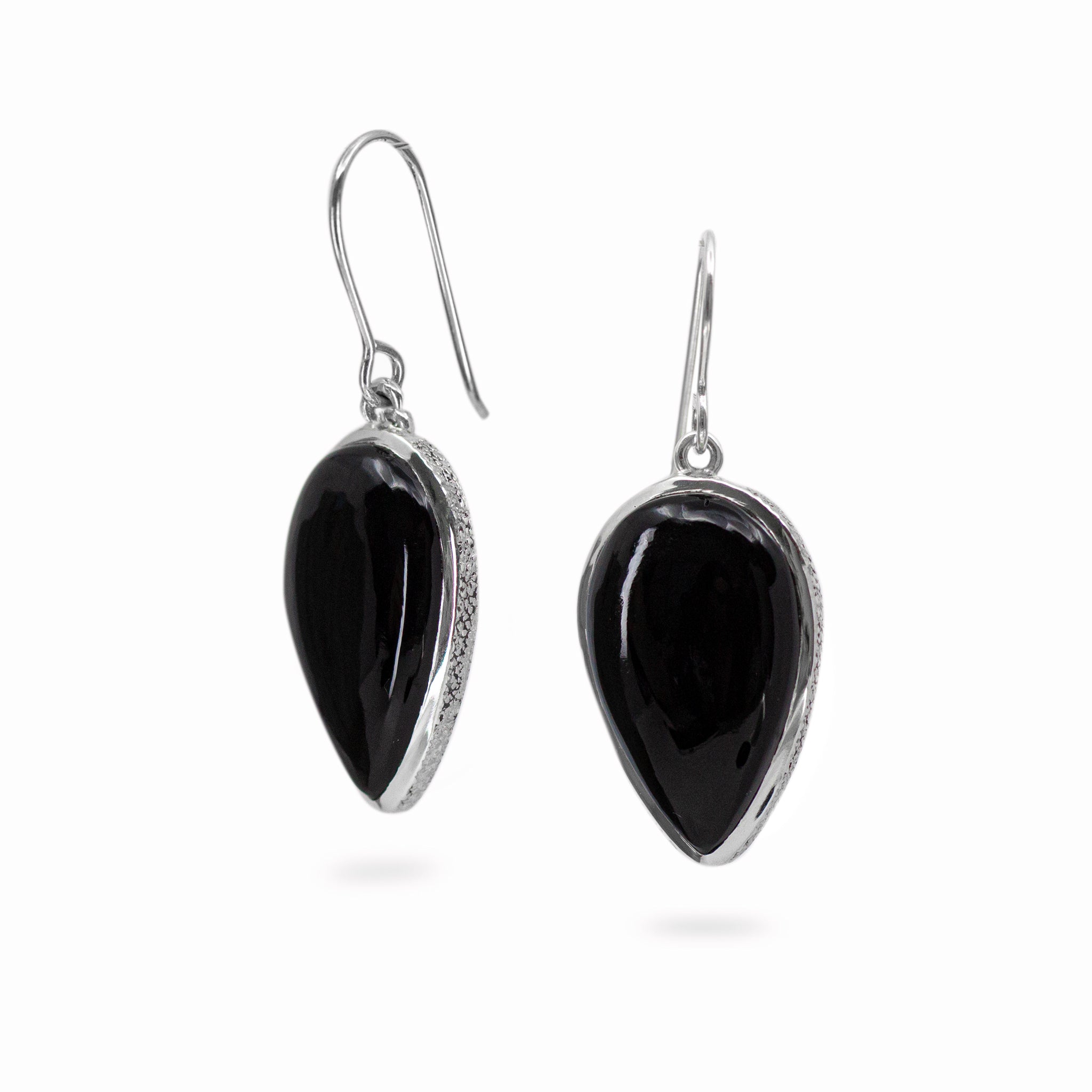 black onyx earrings