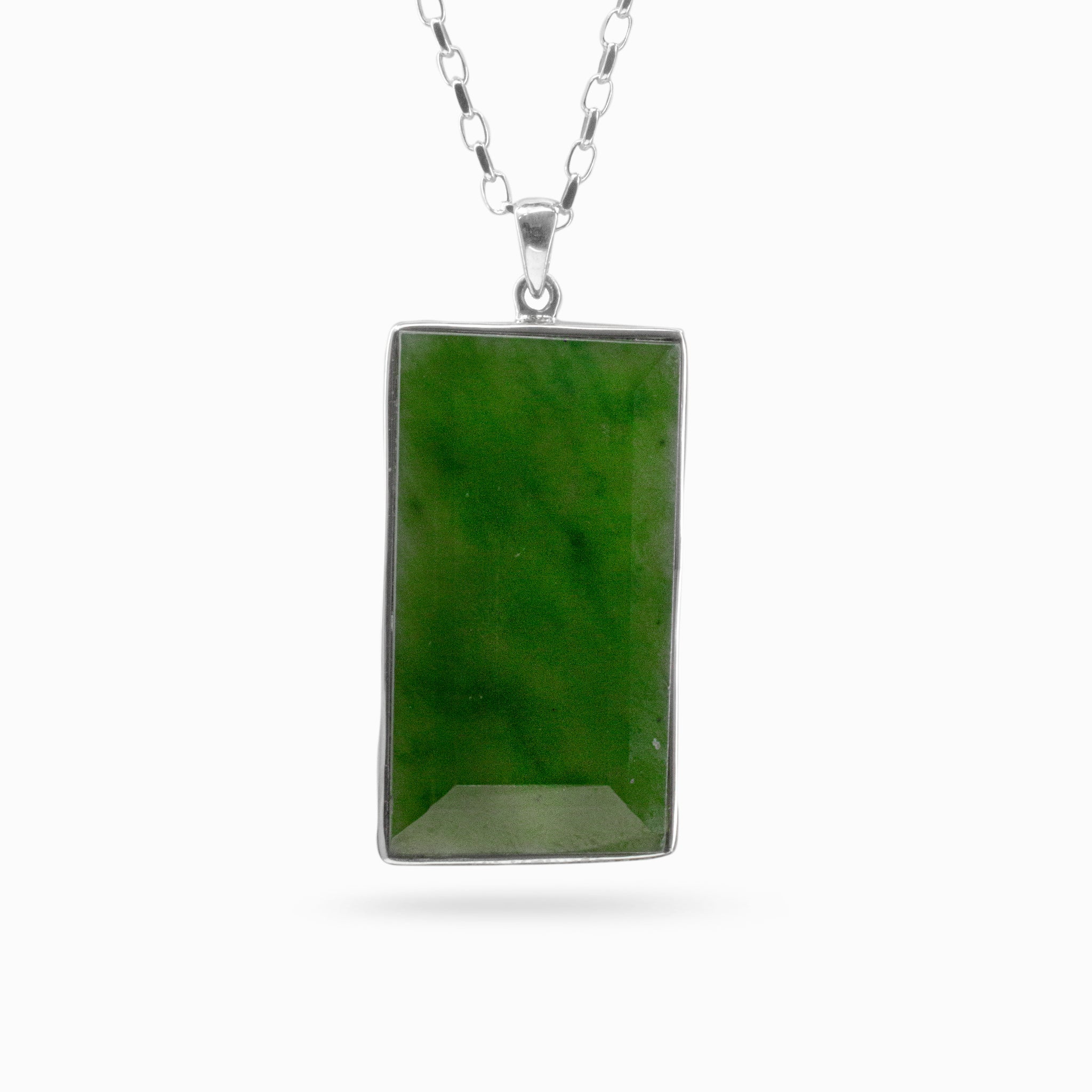 Nephrite jade necklace