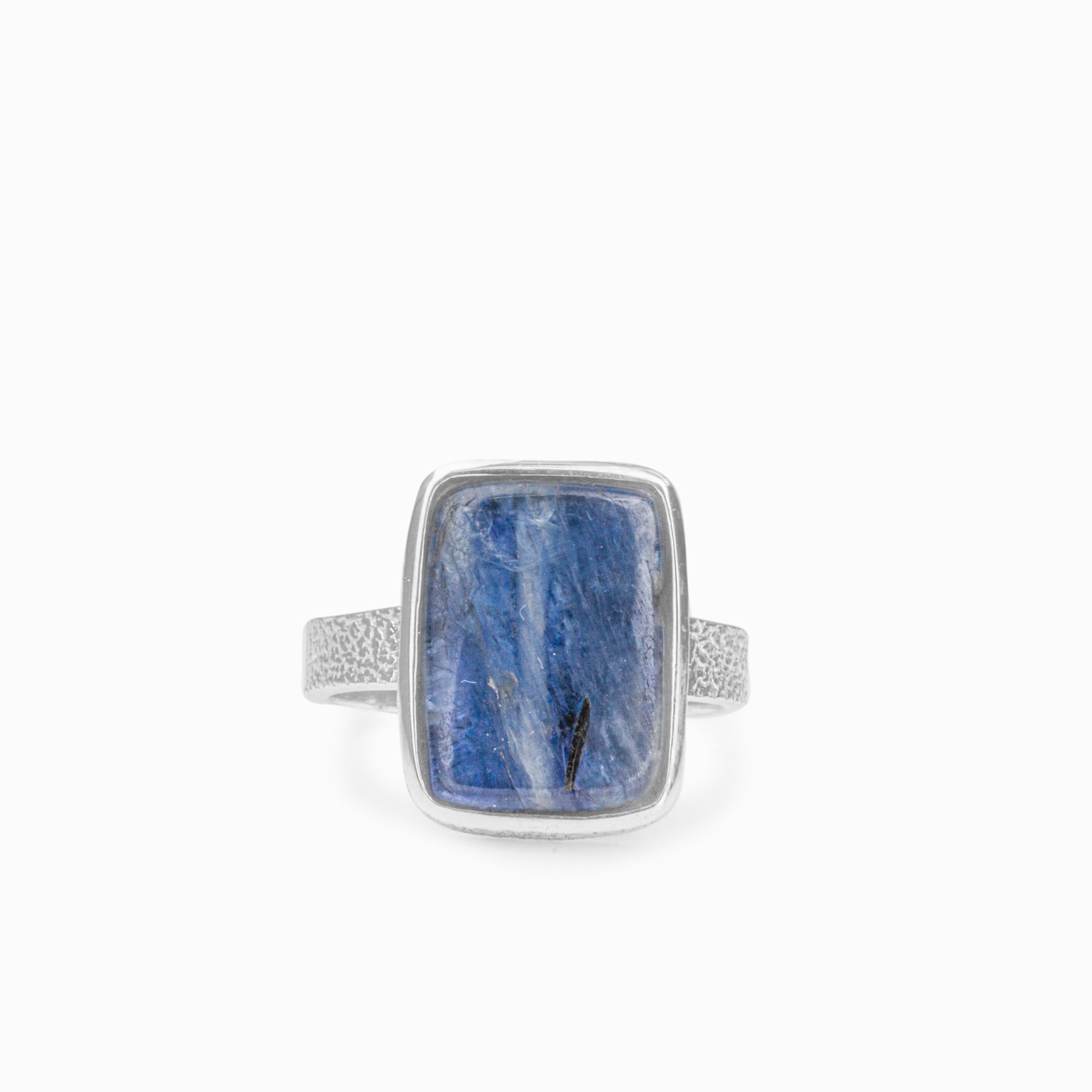 blue kyanite ring