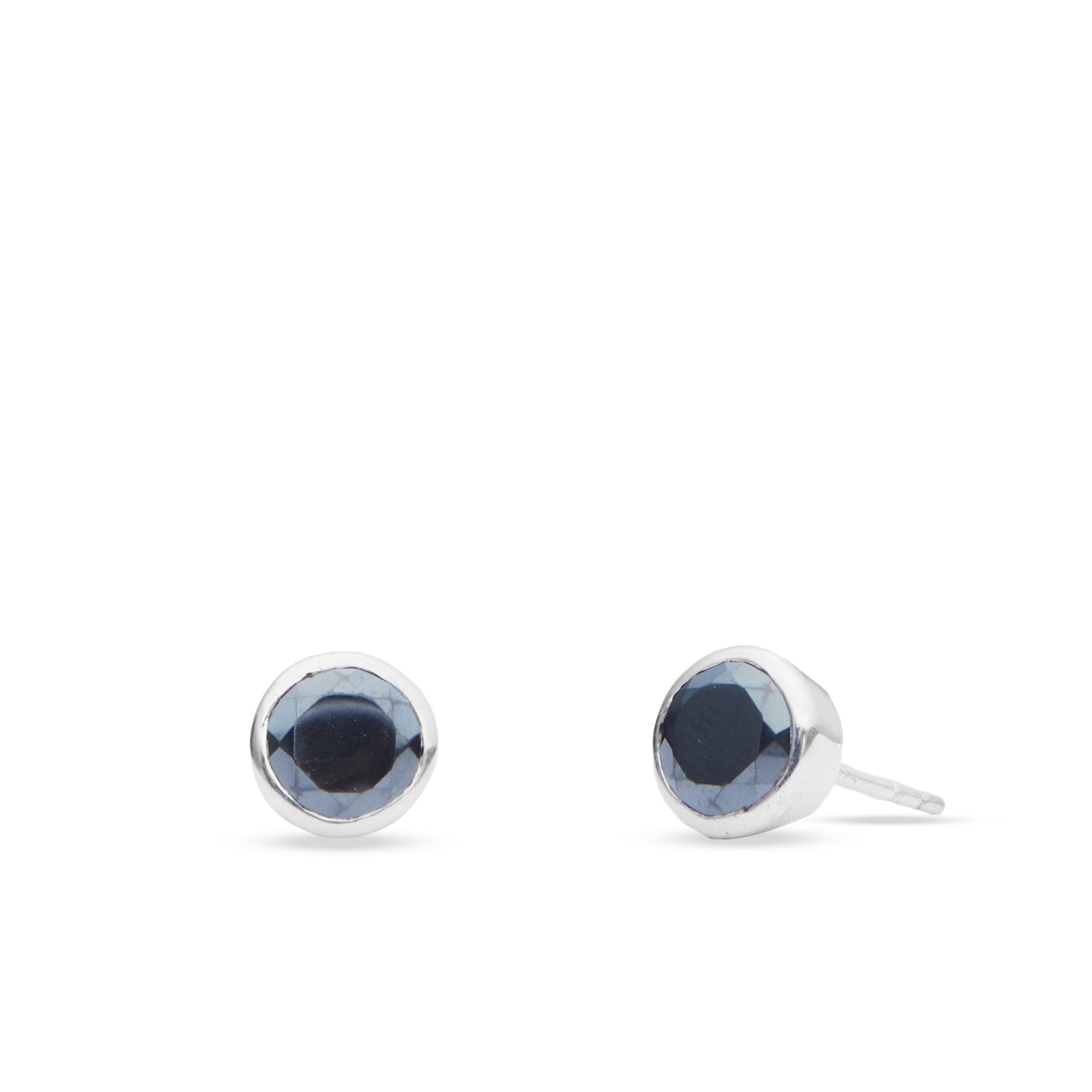 Hematite Stud Earrings