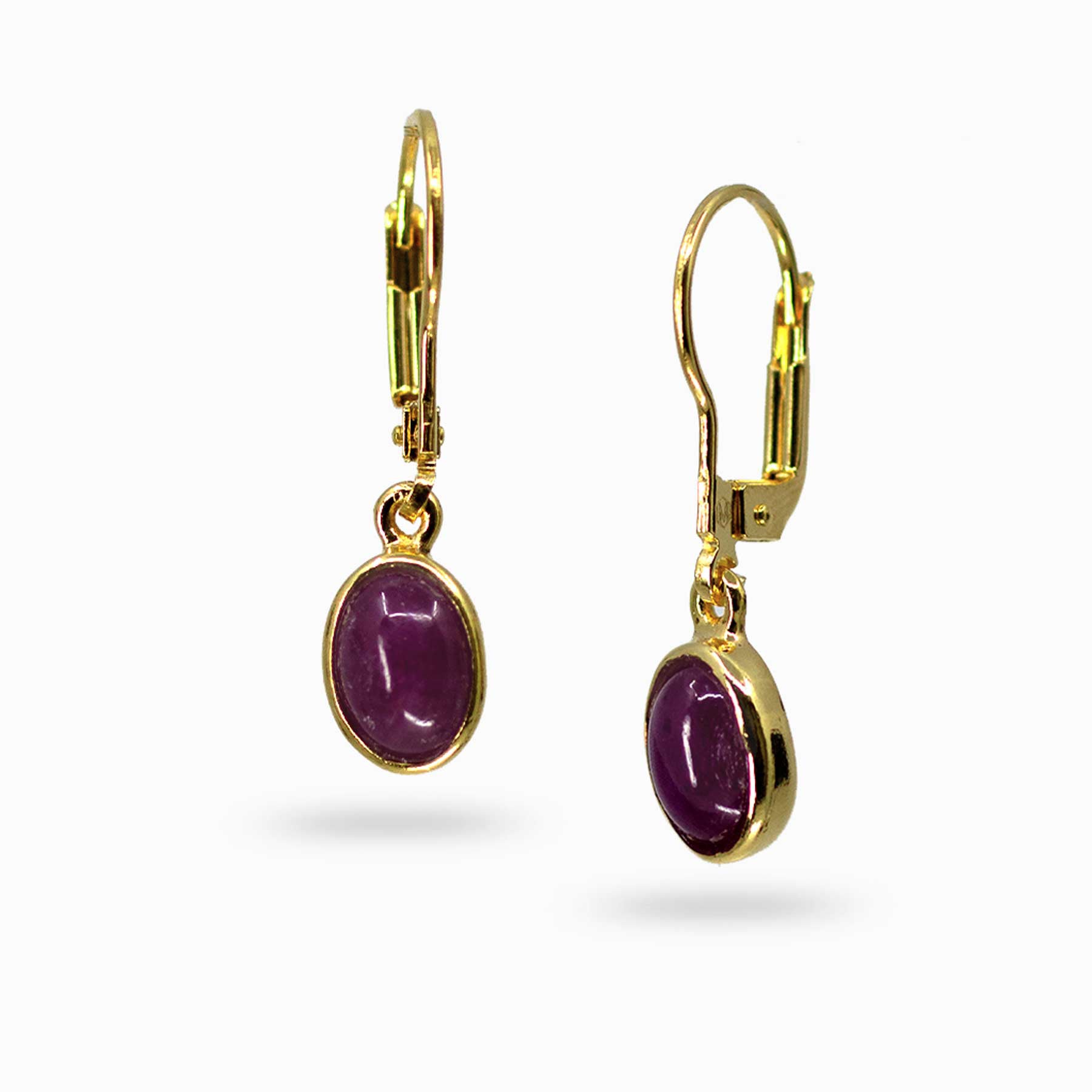 Ruby Drop Earrings