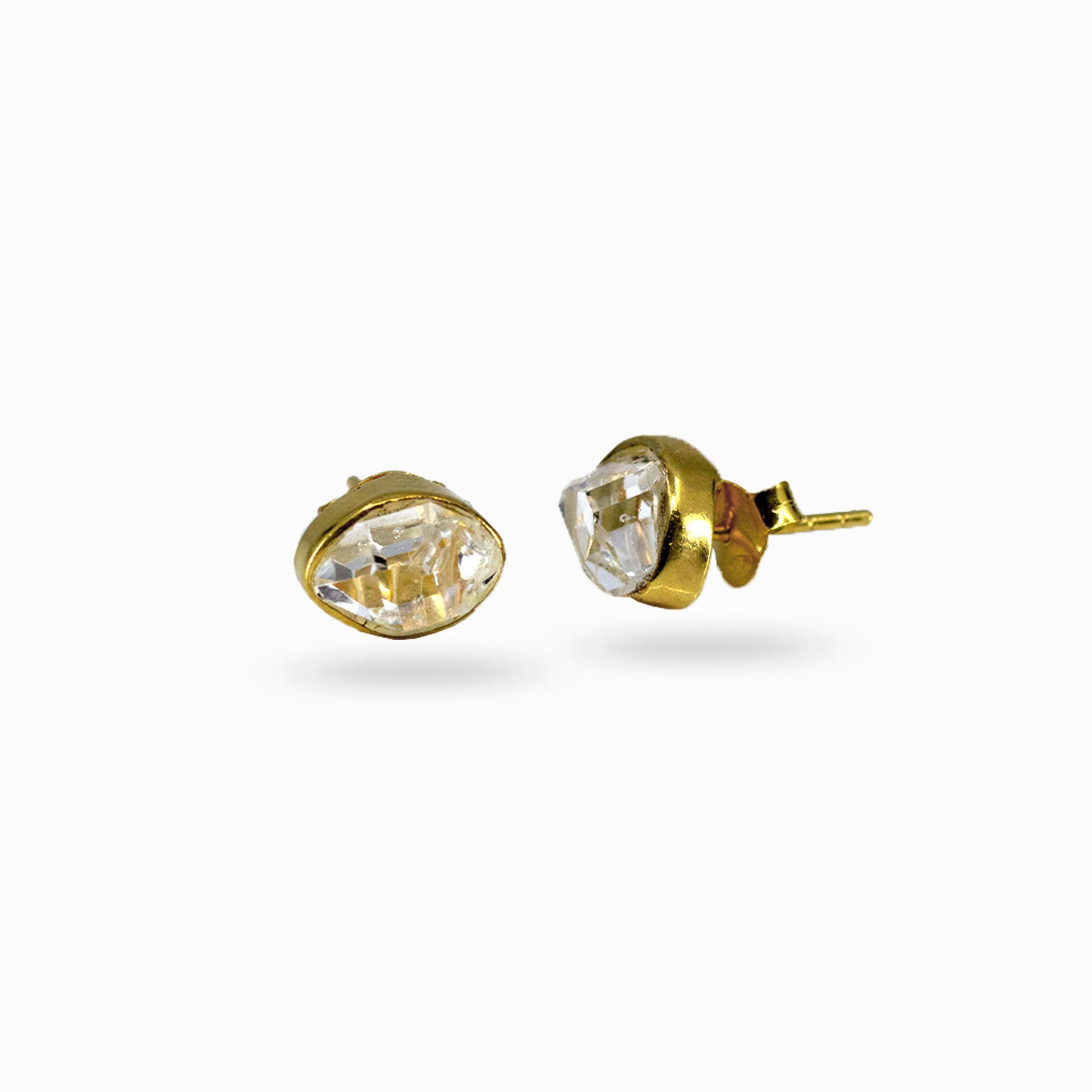 Herkimer Diamond Stud Earrings