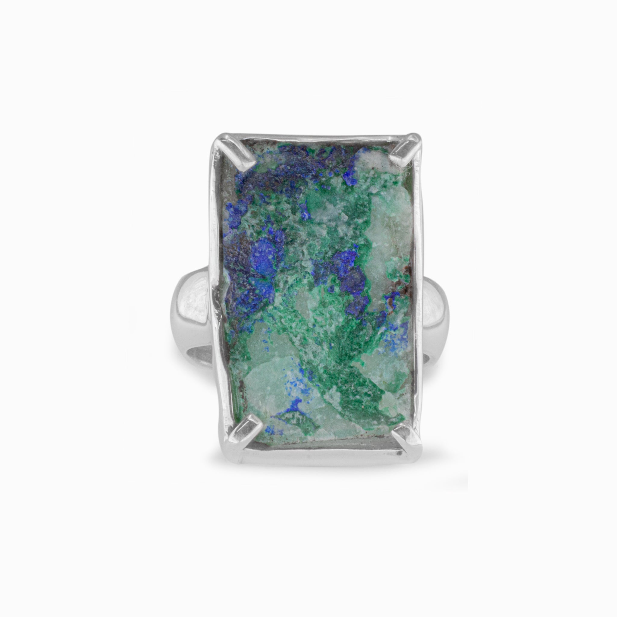 azurite turquoise ring