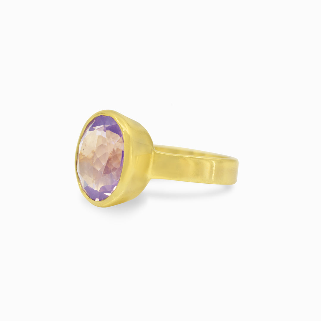 Lavender Quartz Ring