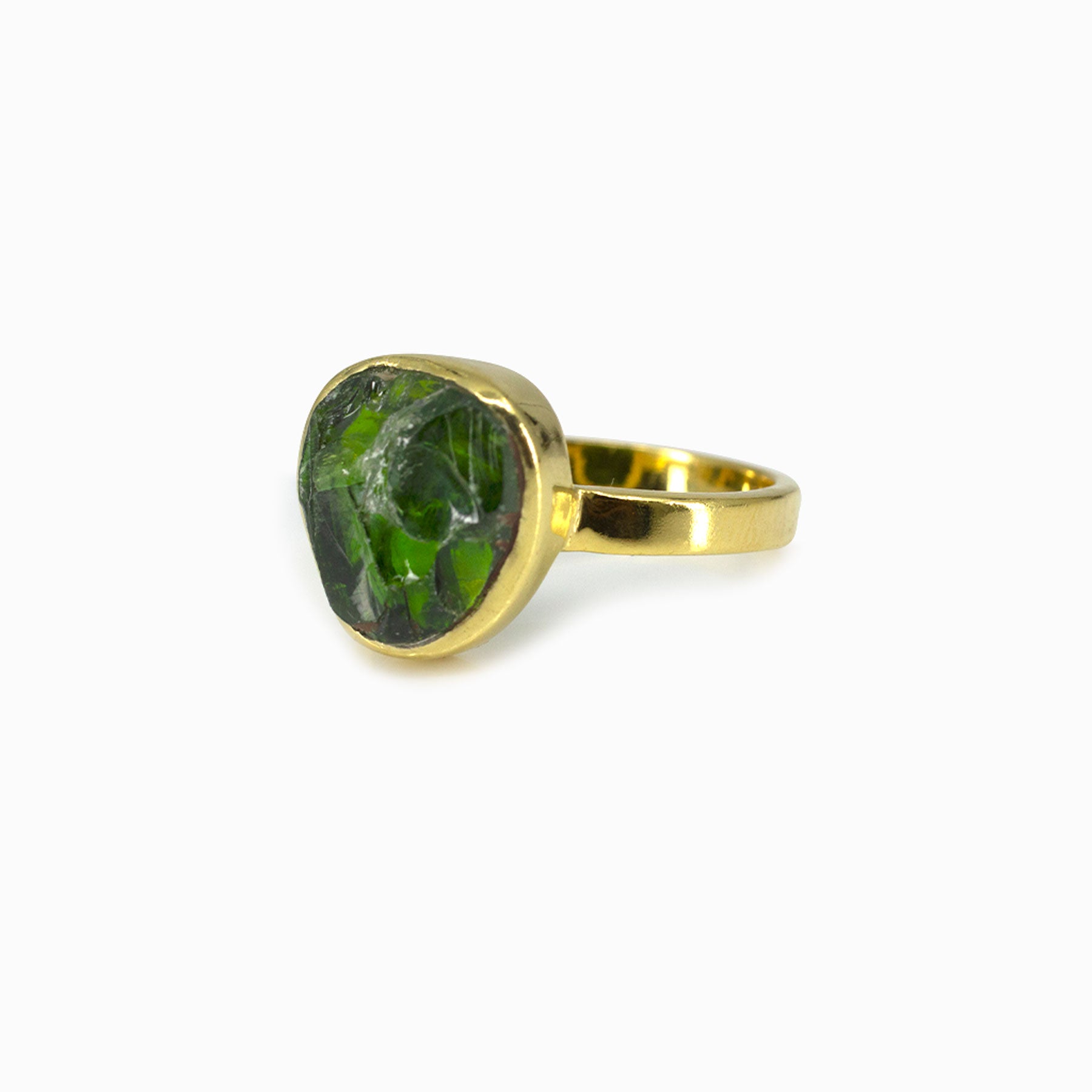 Chrome Diopside Ring